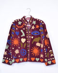 Good Vibes Embroidered Velvet Jacket - 06 image 0
