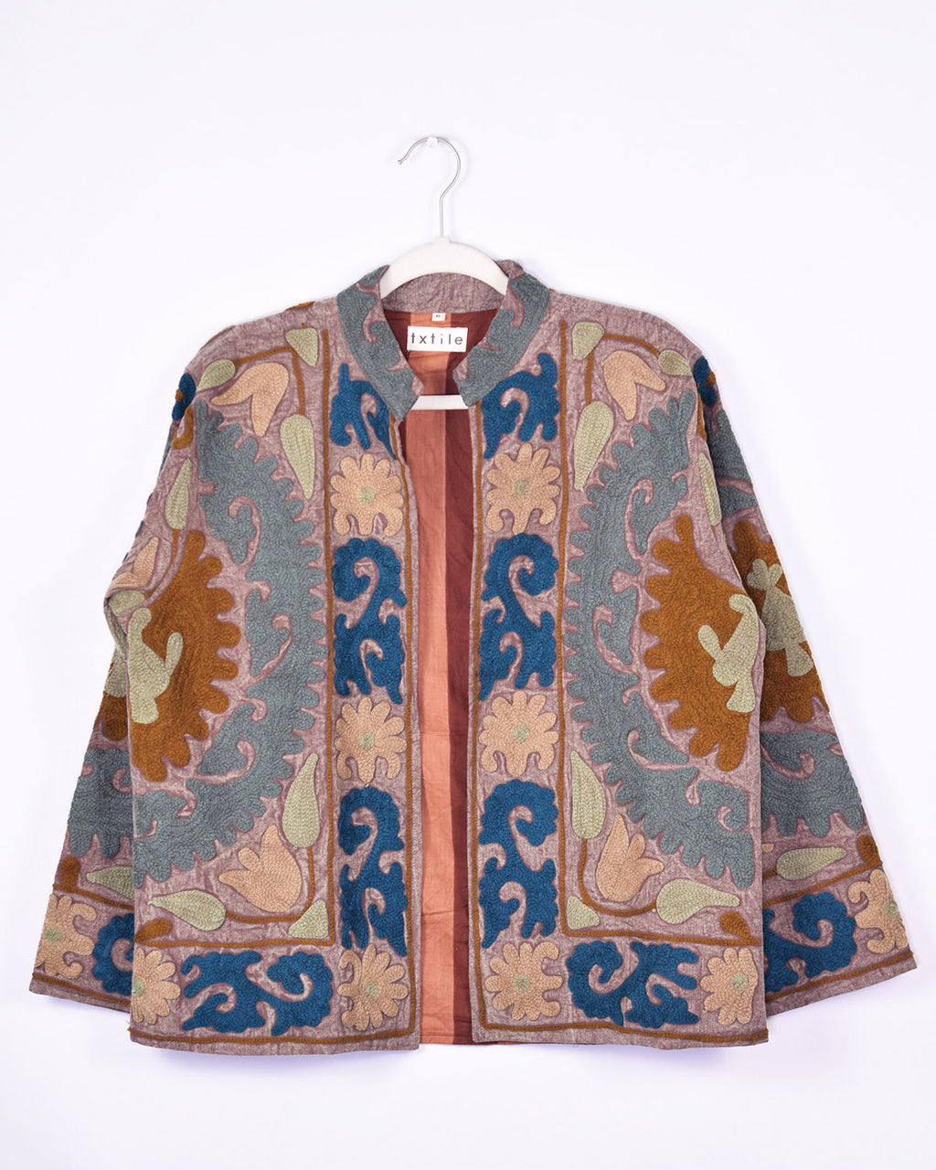 Suzani Embroidered Canvas Jacket/Cardigan - 05 image 0
