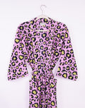 Lightweight Leopard Print Cotton Robe image 0