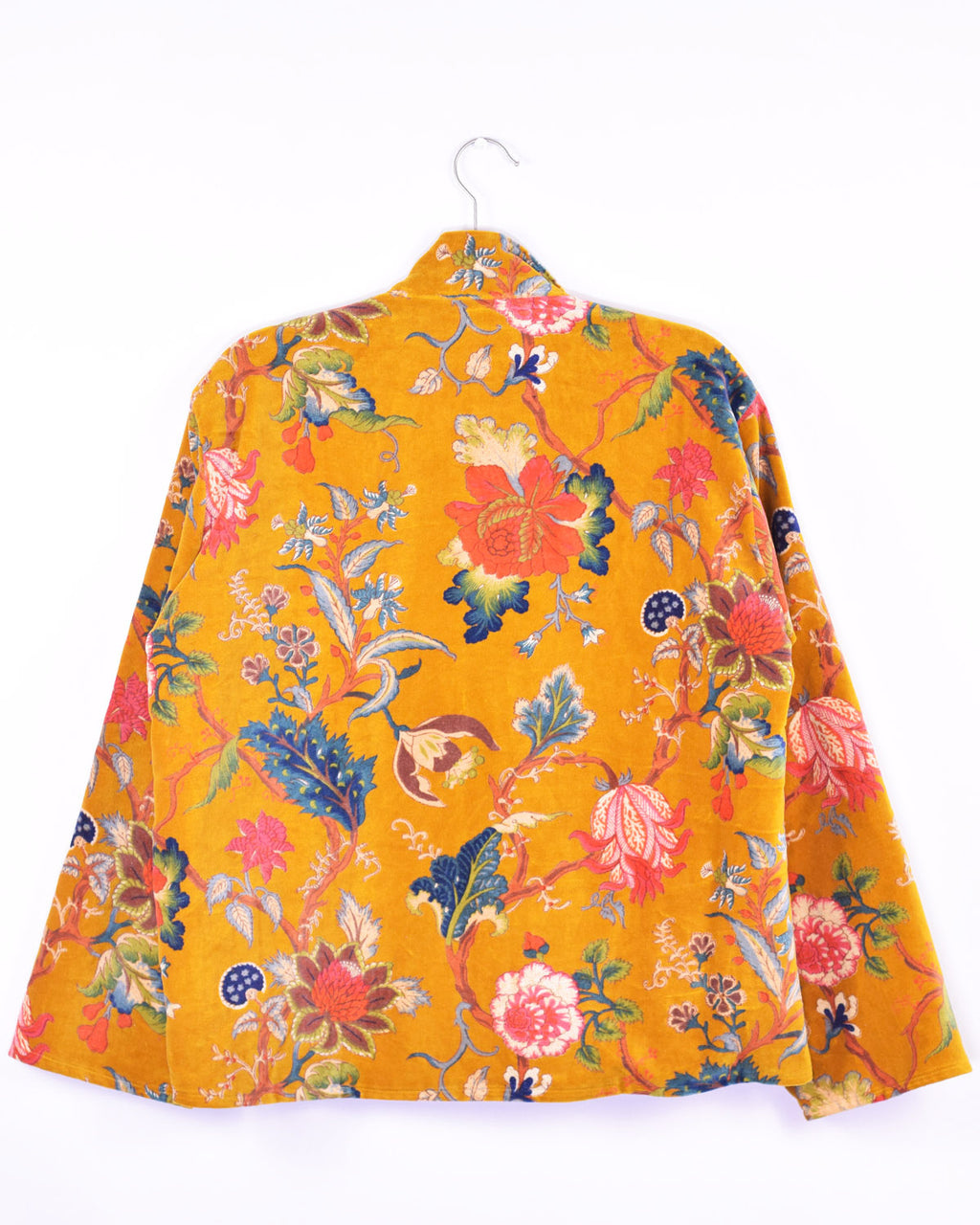 Velvet Printed Jacket - Gold Garden image 1