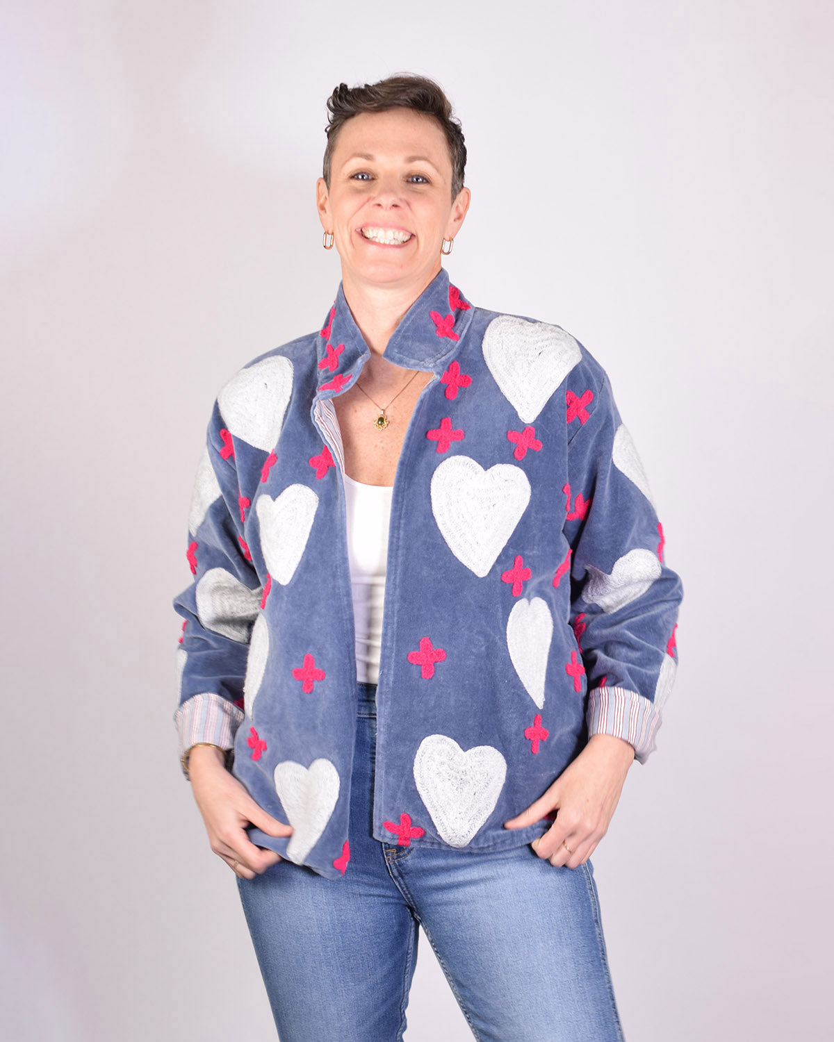 Adore Me Embroidered Velvet Jacket - 03 image 3