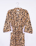 Lightweight Leopard Print Cotton Robe image 0