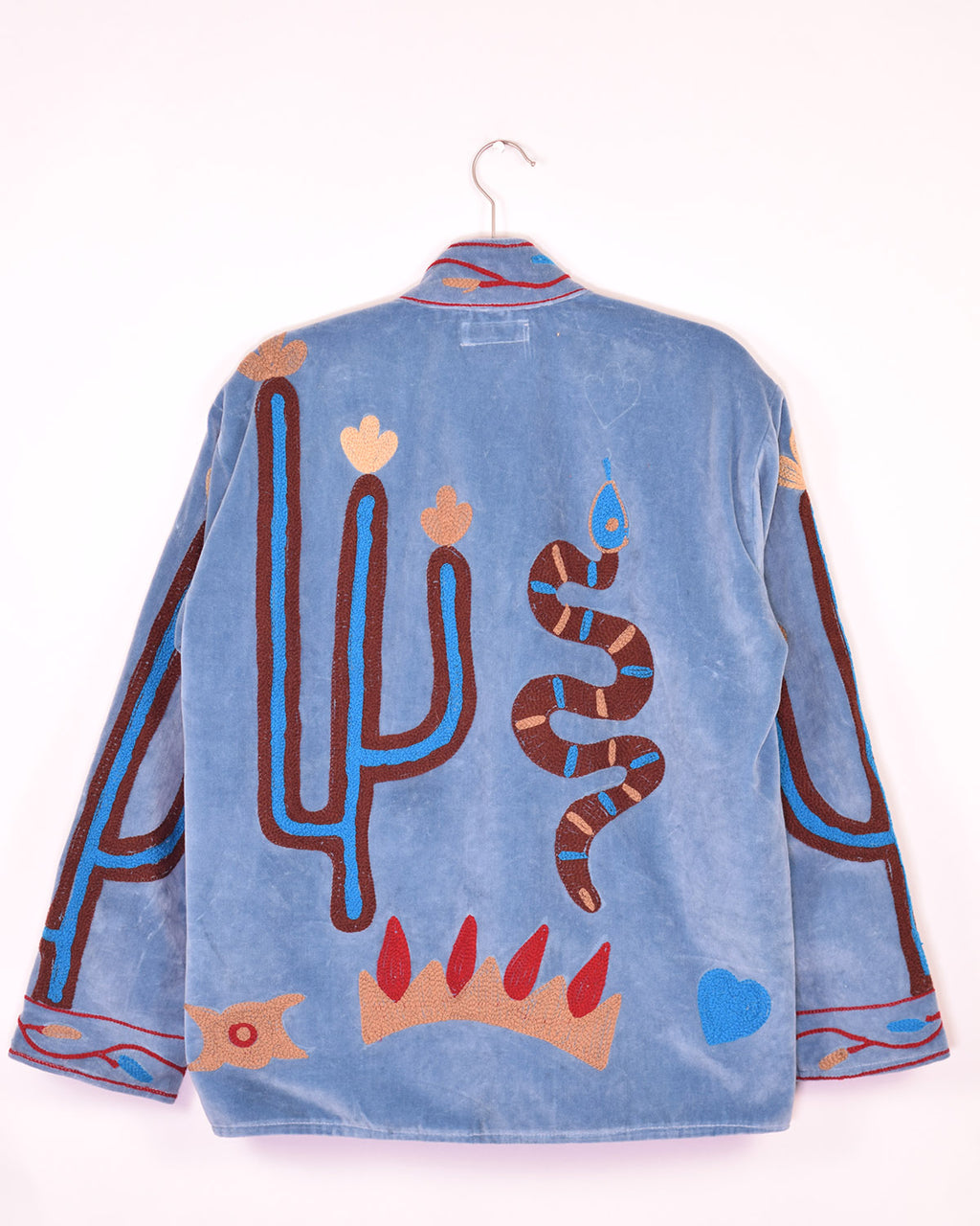 Me + You Embroidered Velvet Jacket - 01 image 1