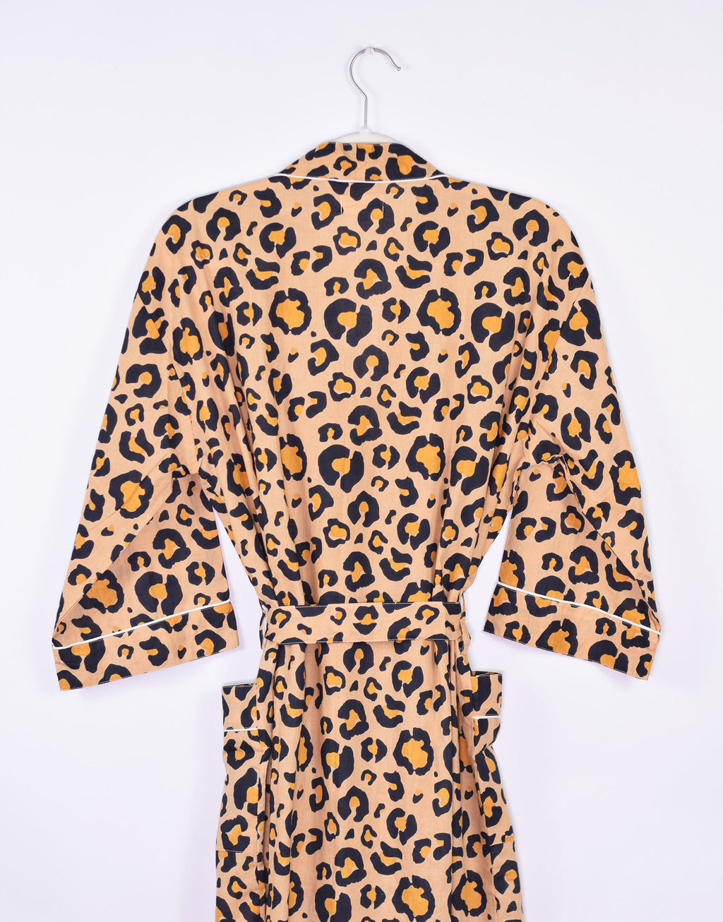 Lightweight Leopard Print Cotton Robe image 1