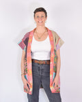 Maddie Cape - Reversible Jacket/Vest - Repurposed Kantha Quilts - 05 image 0