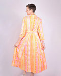 Rowan Shirt Dress - Long Sleeve - Orange Crush image 0