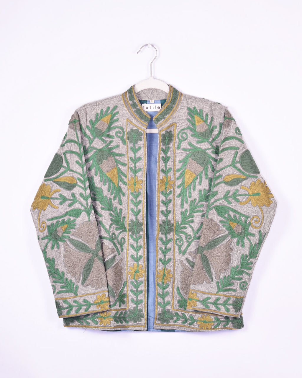 Suzani Embroidered Canvas Jacket/Cardigan - 04 image 0