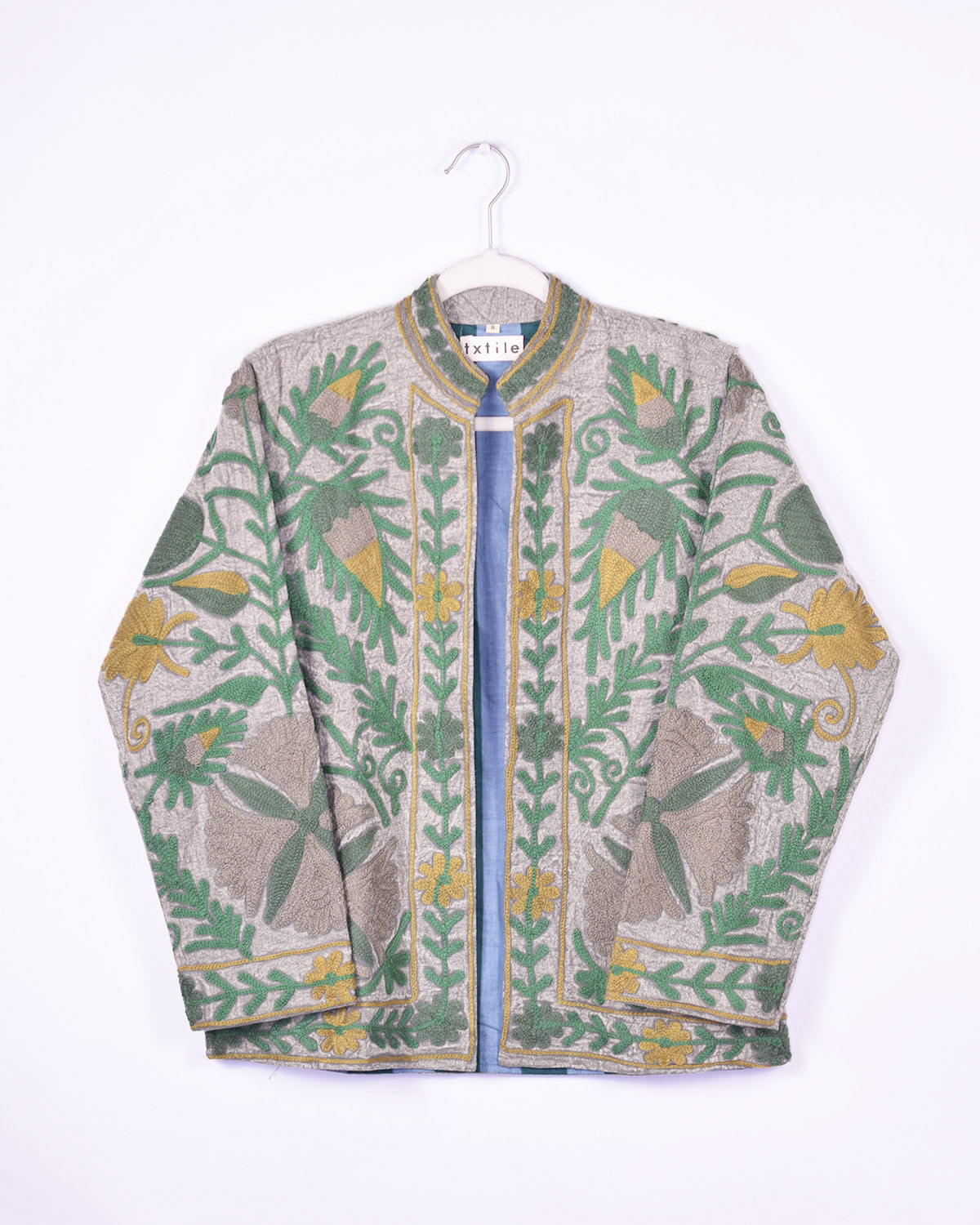 Suzani Embroidered Canvas Jacket/Cardigan - 04 image 0