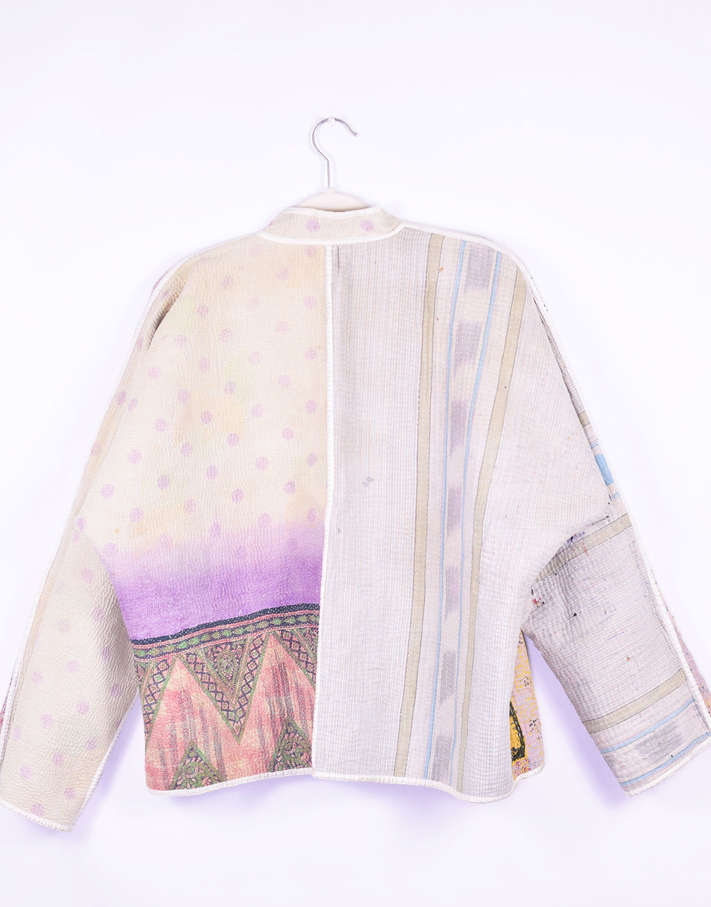 Charlie Quilted Reversible Patchwork Kantha Jacket - 01 image 1