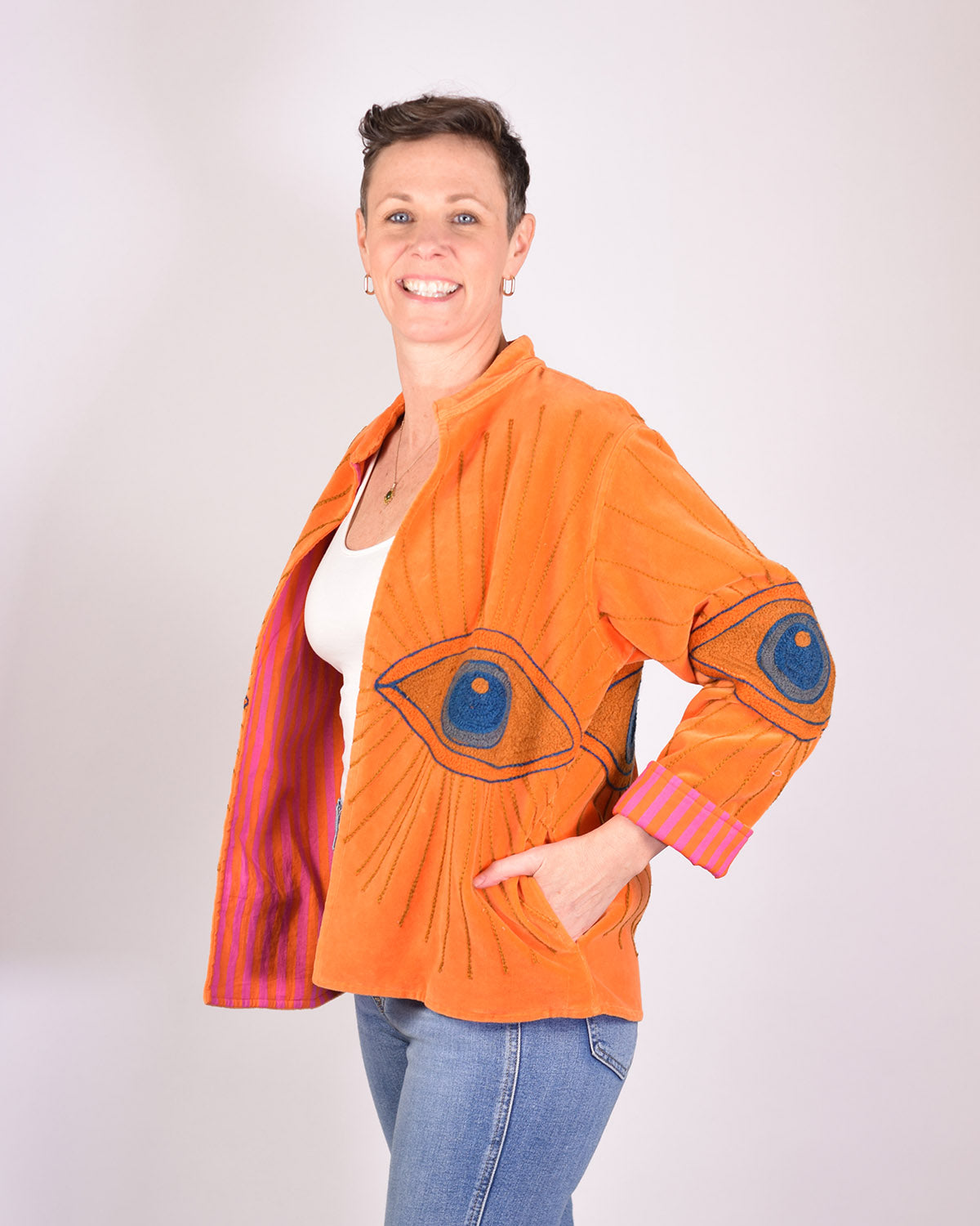 Velvet Evil Eye Jacket - 10 image 3