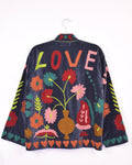 Velvet "Love" Embroidered Jacket - 02 image 0