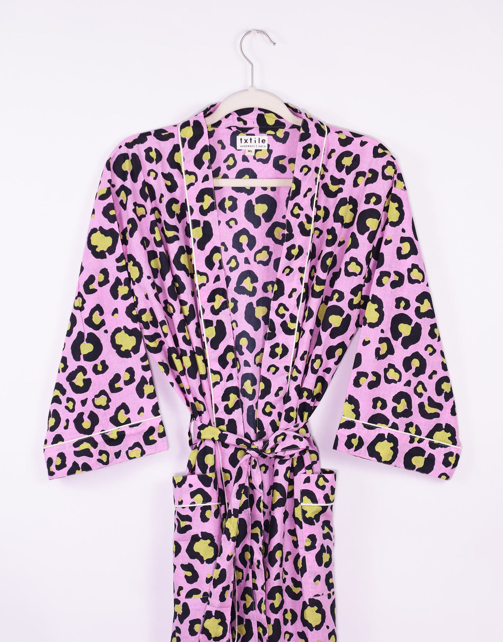 Lightweight Leopard Print Cotton Robe image 2