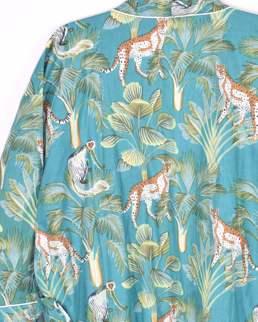 Lightweight Cotton Robe / Kimono - Monkey Forest image 1