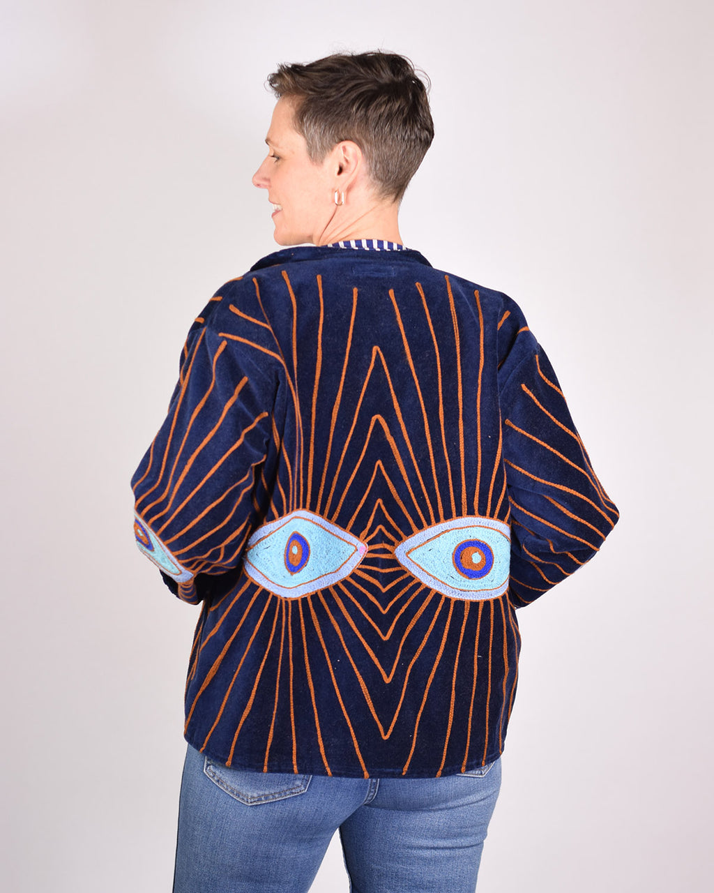 Velvet Evil Eye Jacket - 06 image 1