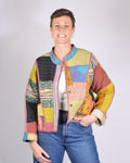 Sofie Quilted Reversible Patchwork Kantha Jacket - 06 image 0