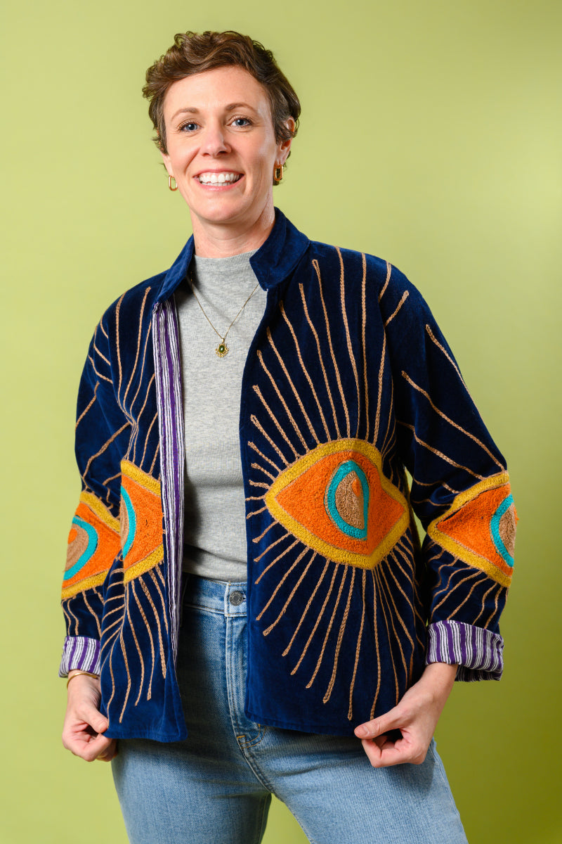 Velvet Evil Eye Jacket - 03 image 0
