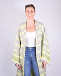 Luxury Turkish Cotton Kimono/Robe - Electric Fish image 0