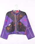 Sofie Quilted Reversible Patchwork Kantha Jacket - 01 image 0