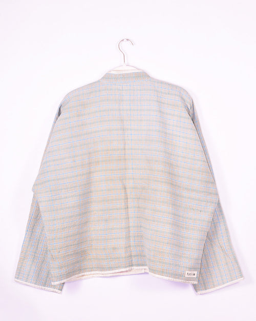 Charlie Quilted Reversible Patchwork Kantha Jacket - 15 image 1