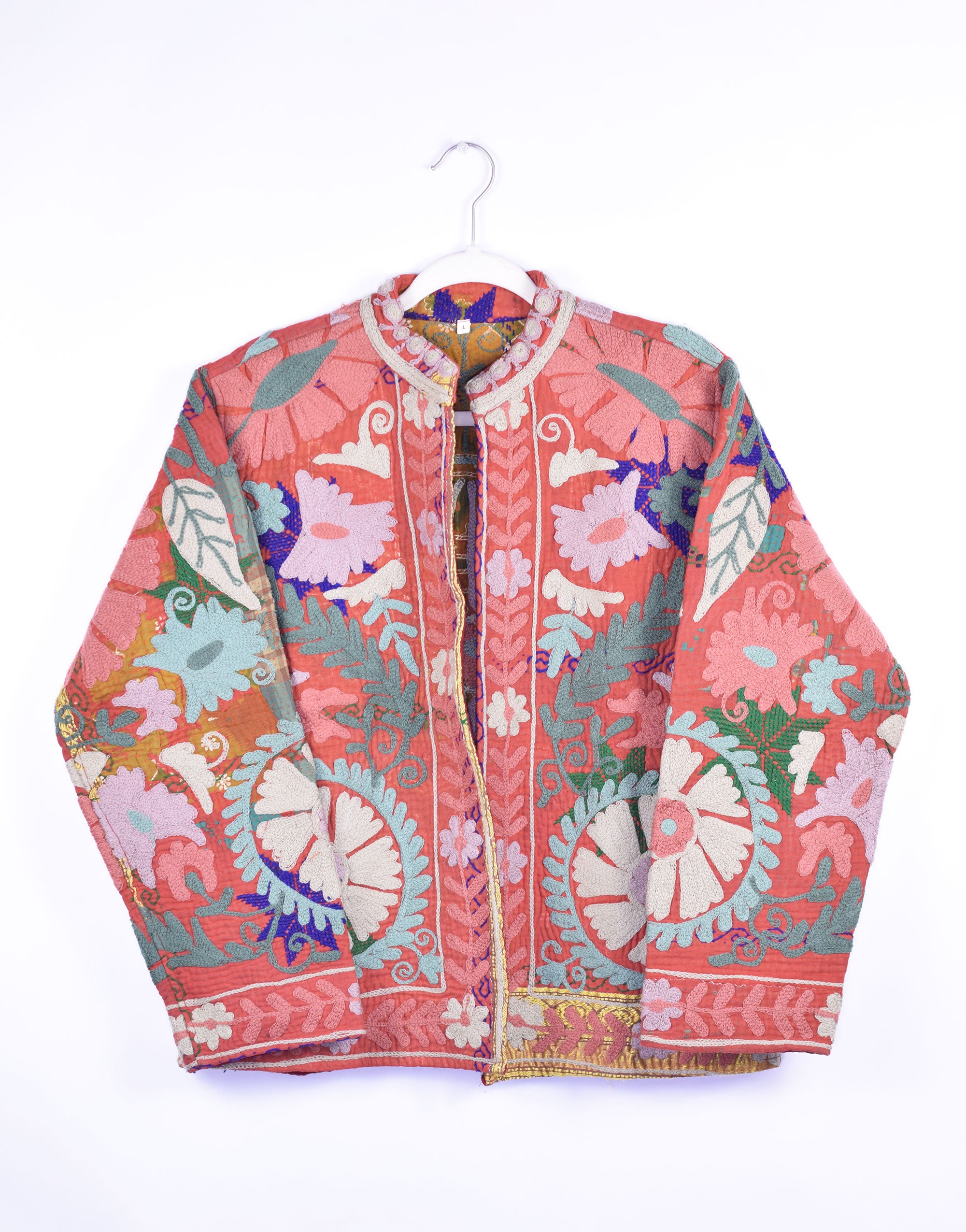 Suzani Embroidered Kantha Jacket/Cardigan - 02 image 0