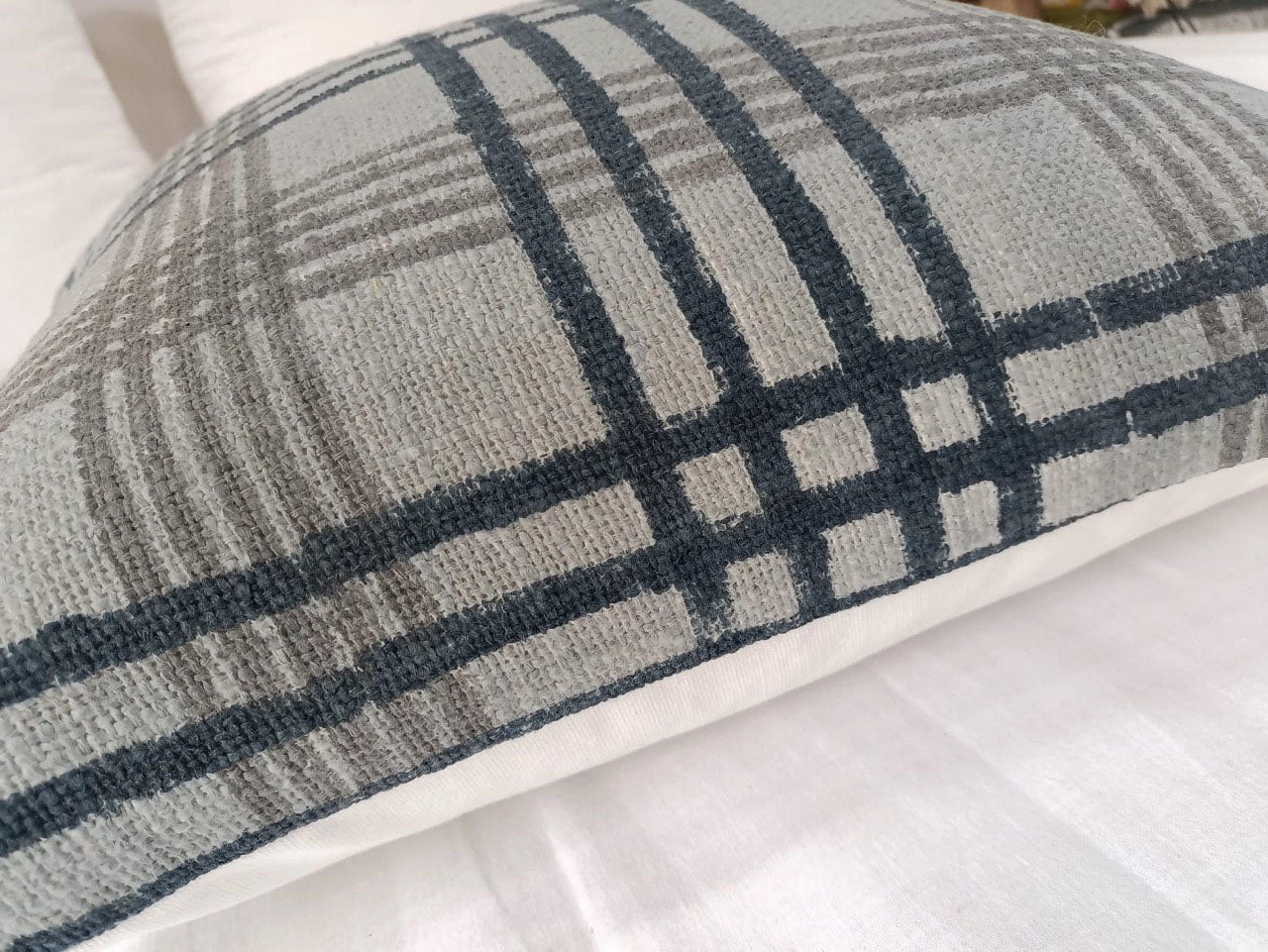 Urban Adorn Checkered Accent Pillow image 5