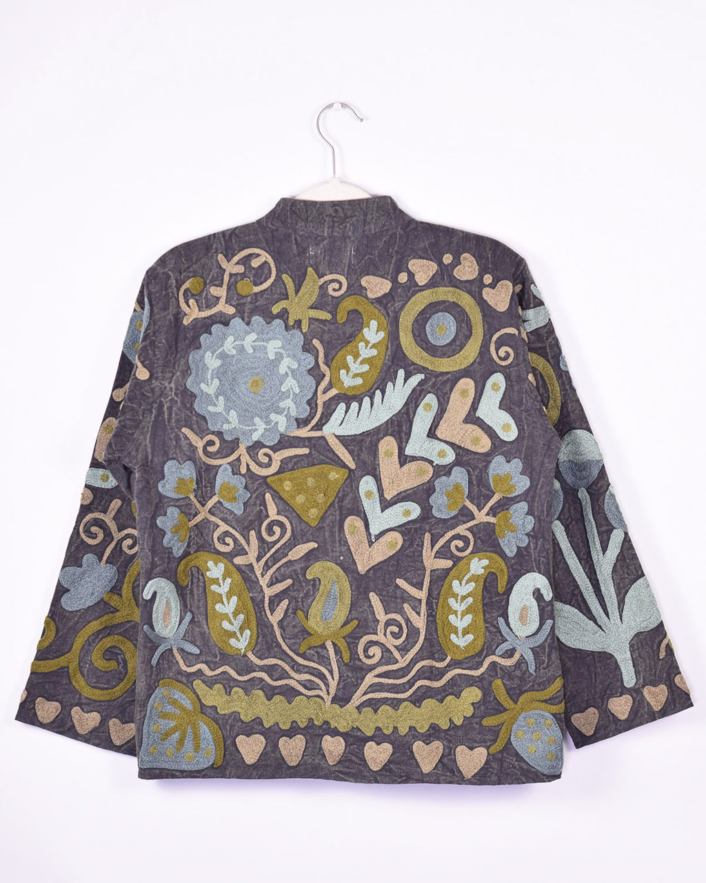 Suzani Embroidered Canvas Jacket/Cardigan -11 image 1