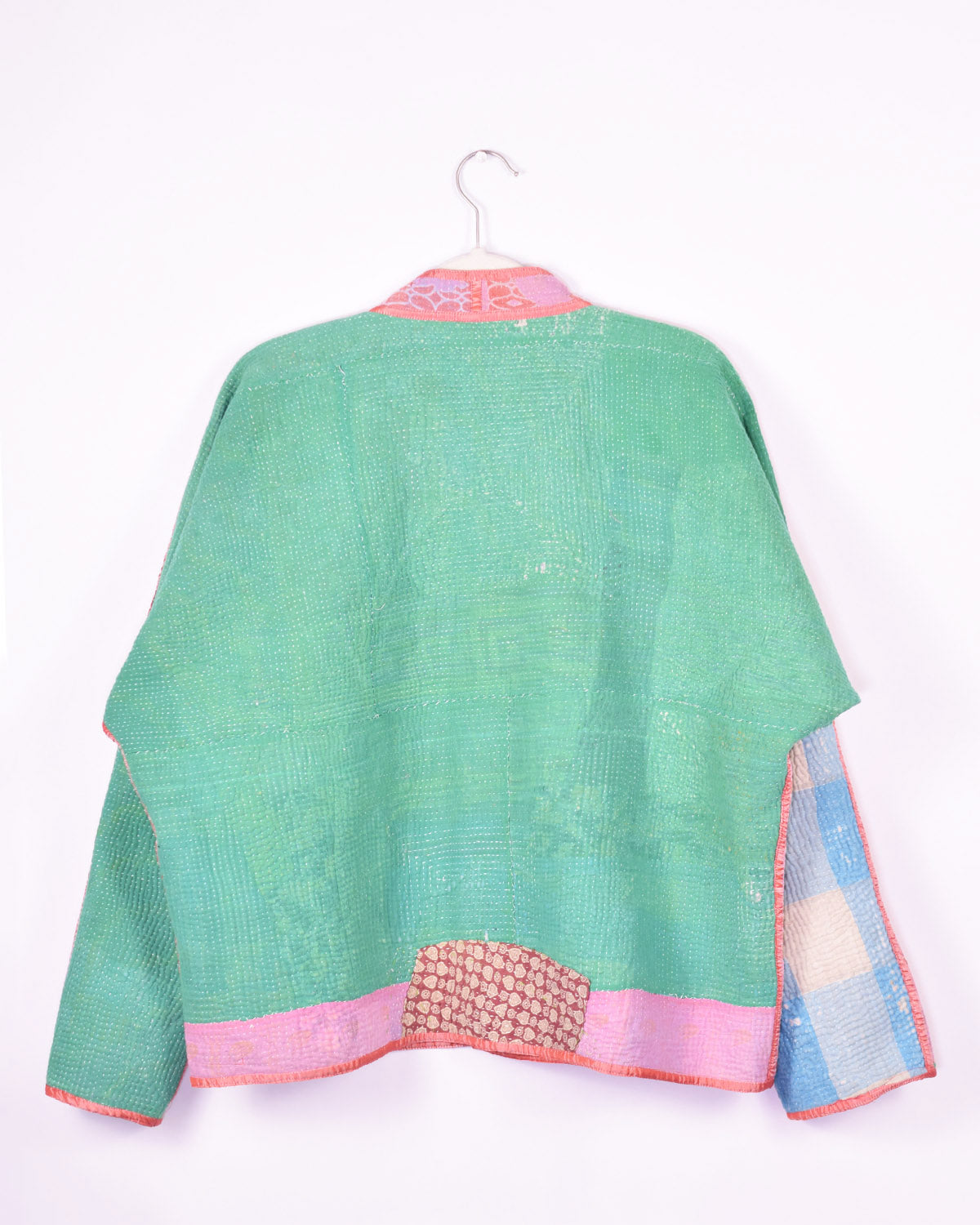 Charlie Quilted Reversible Patchwork Kantha Jacket - 04 image 1