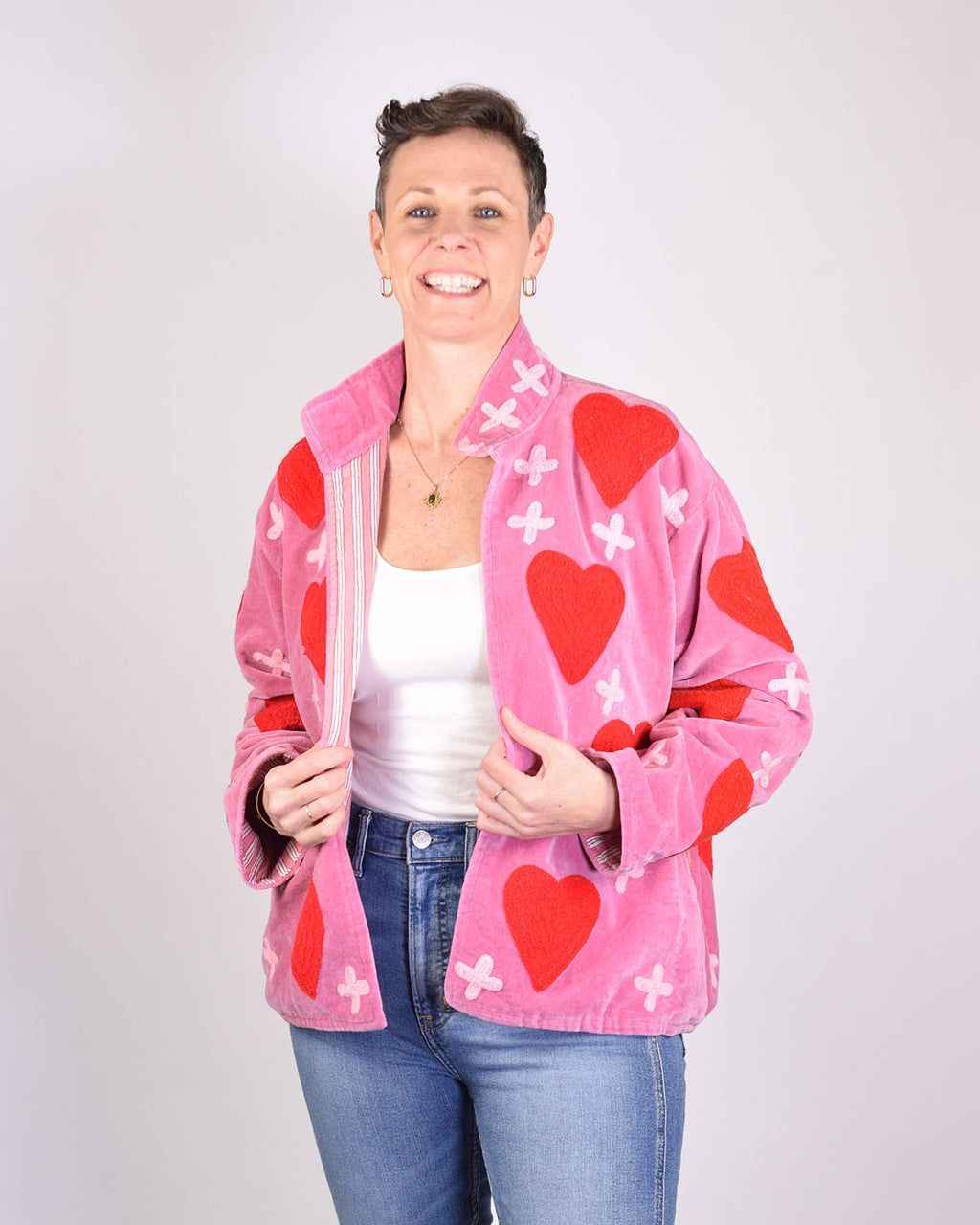 Adore Me Embroidered Velvet Jacket - 01 image 2