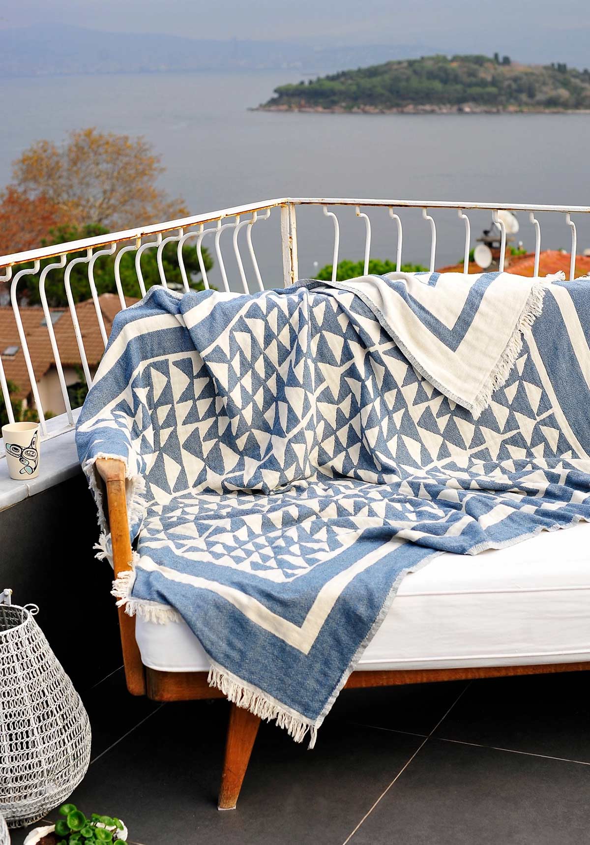 Milet Turkish Throw Blanket image 7