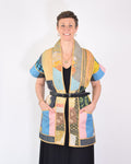 Maddie Cape - Reversible Jacket/Vest - Repurposed Kantha Quilts -02 image 0