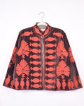 Embroidered Suzani Velvet Jacket - 07 image 0
