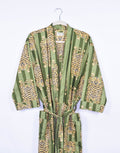 Lightweight Cotton Robe - Green Tiger image 0