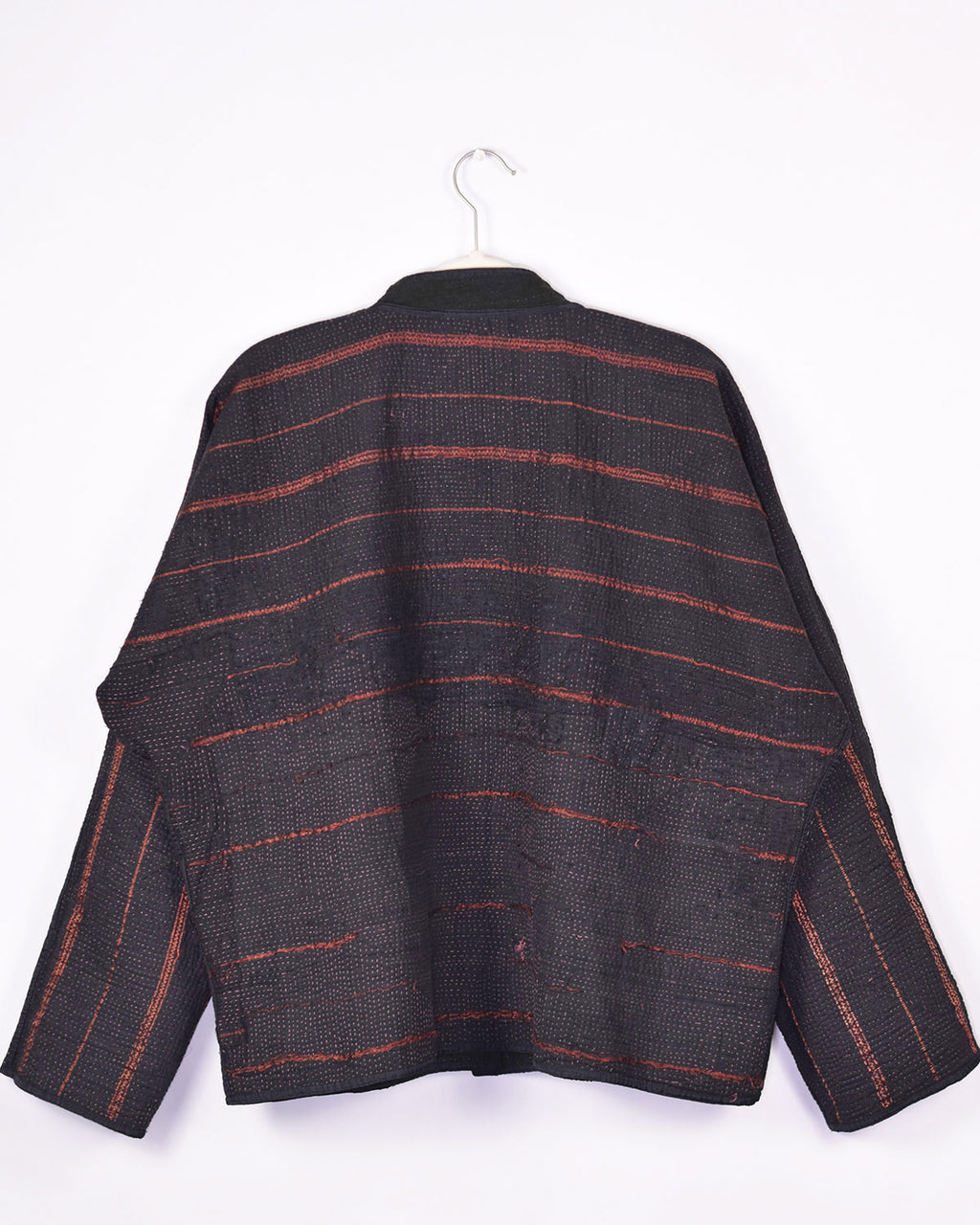 Charlie Quilted Reversible Patchwork Kantha Jacket - 05 image 3