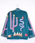 Me + You Embroidered Velvet Jacket - 03 image 0