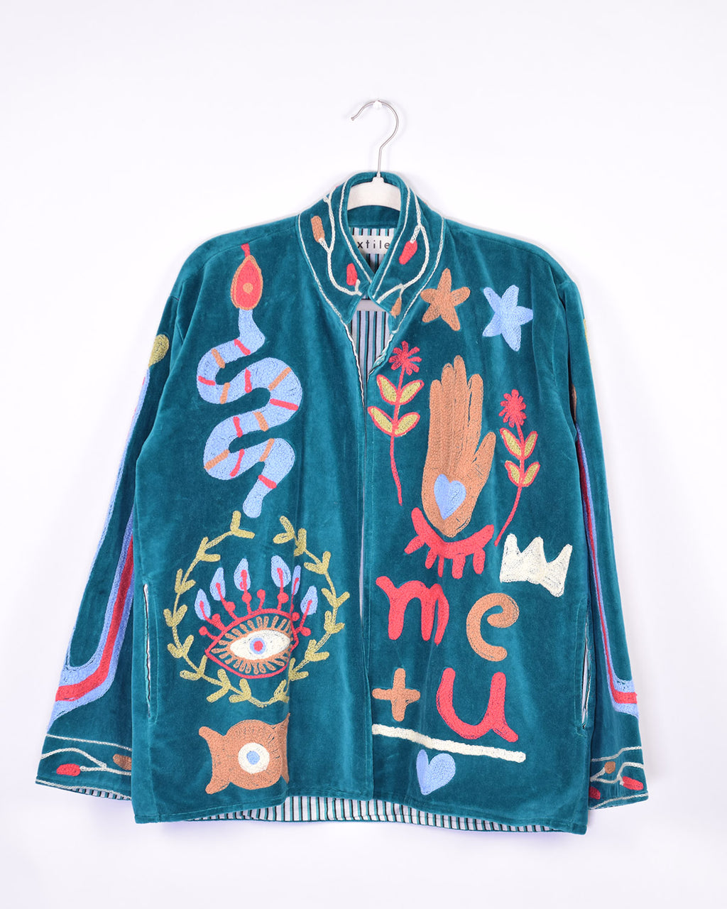 Me + You Embroidered Velvet Jacket - 03 image 1