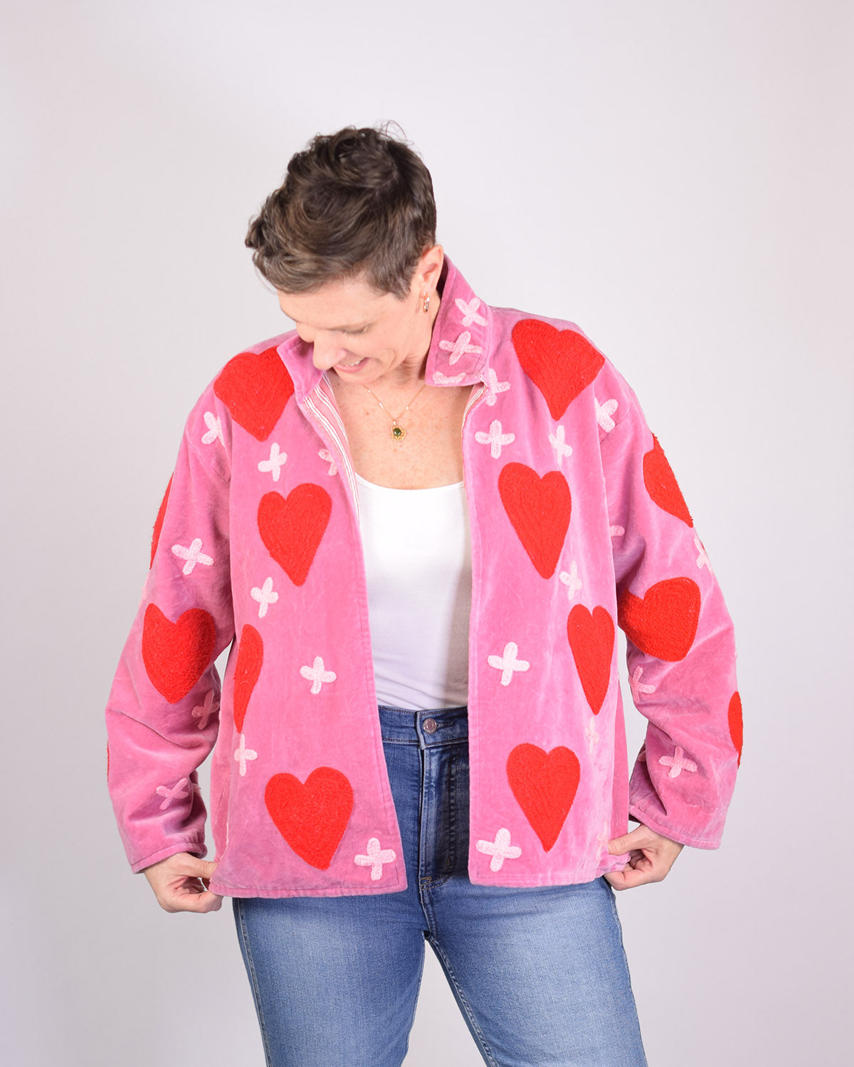 Adore Me Embroidered Velvet Jacket - 01 image 3