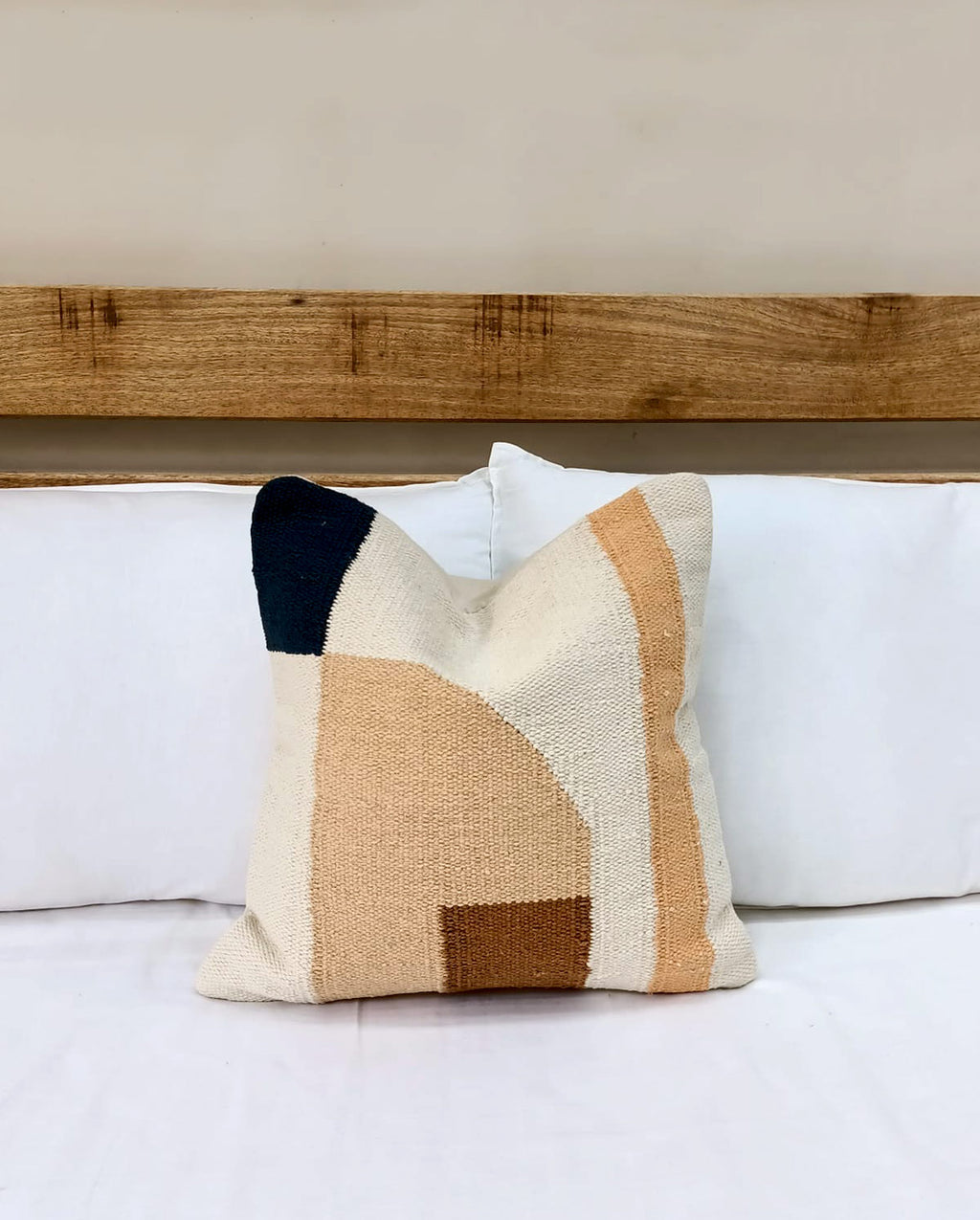 Urban Adorn Color Block Pillow - Neutral image 0