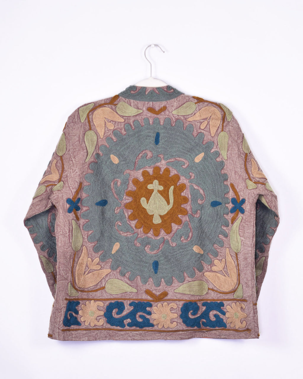 Suzani Embroidered Canvas Jacket/Cardigan - 05 image 1