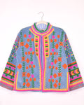 Embroidered Suzani Velvet Jacket - 01 image 0