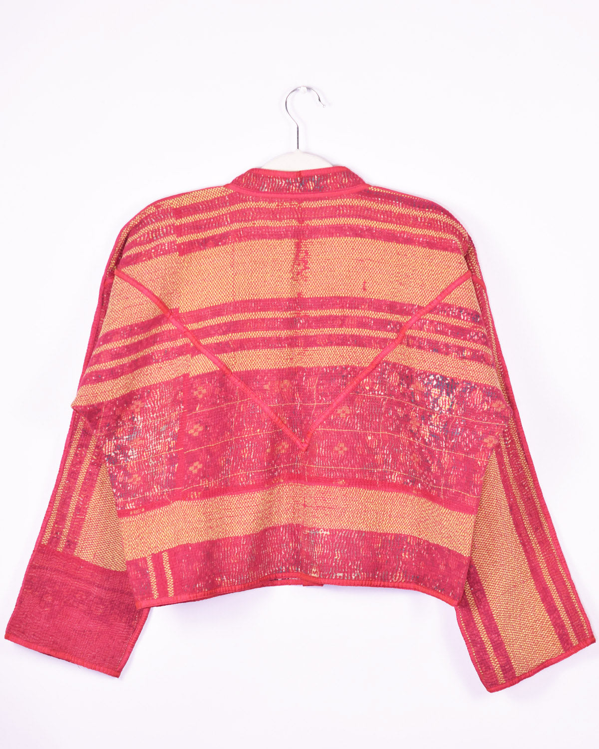 Sofie Quilted Reversible Patchwork Kantha Jacket - 02 image 1