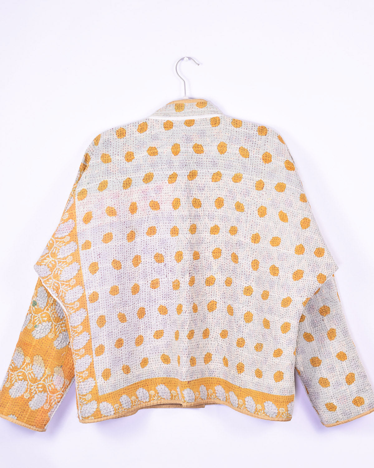 Charlie Quilted Reversible Patchwork Kantha Jacket - 14 image 3
