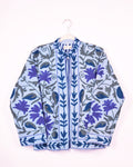 Suzani Embroidered Canvas Cardigan Jacket - 01 image 0