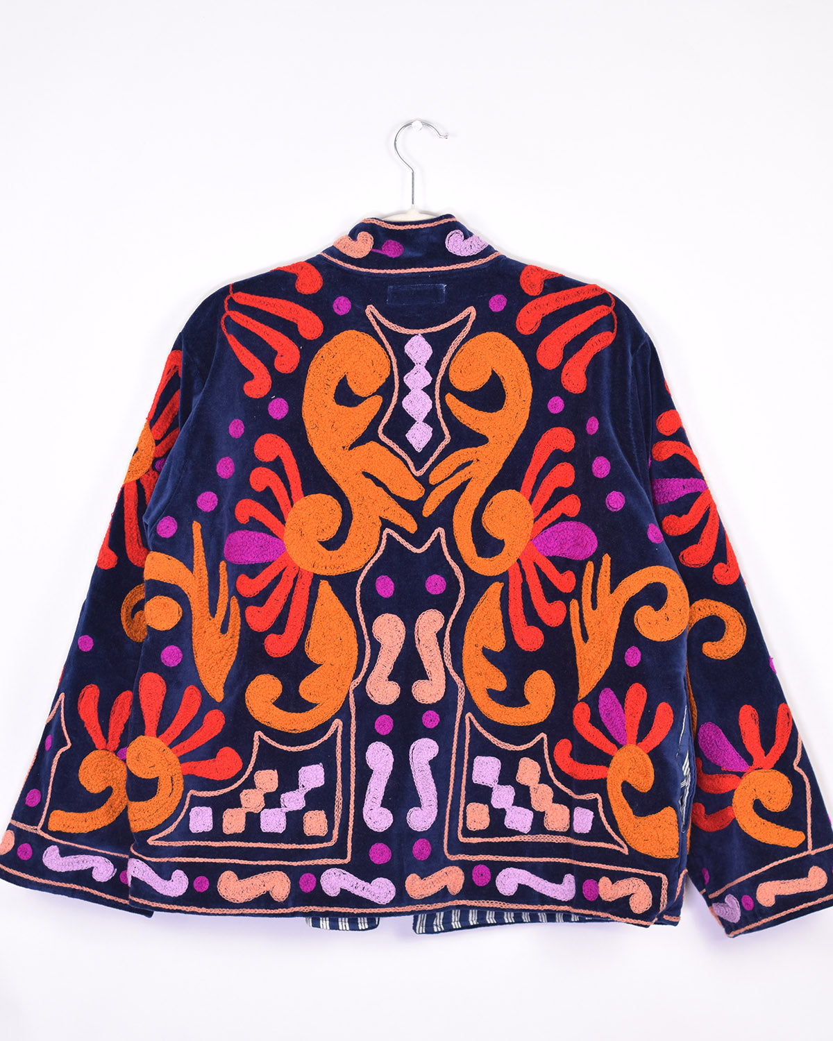 Embroidered Suzani Velvet Jacket - 05 image 1