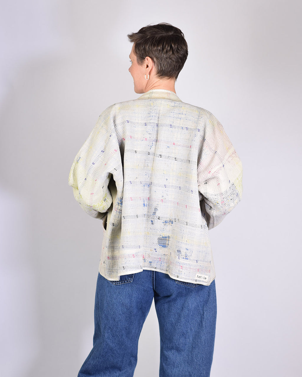 Charlie Quilted Reversible Patchwork Kantha Jacket - 12 image 1