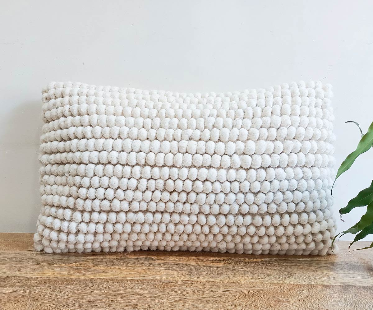 Eyda Homes Indian Handwoven Pillow image 2
