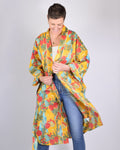 Lightweight Cotton Robe / Kimono - Morning Jungle image 4