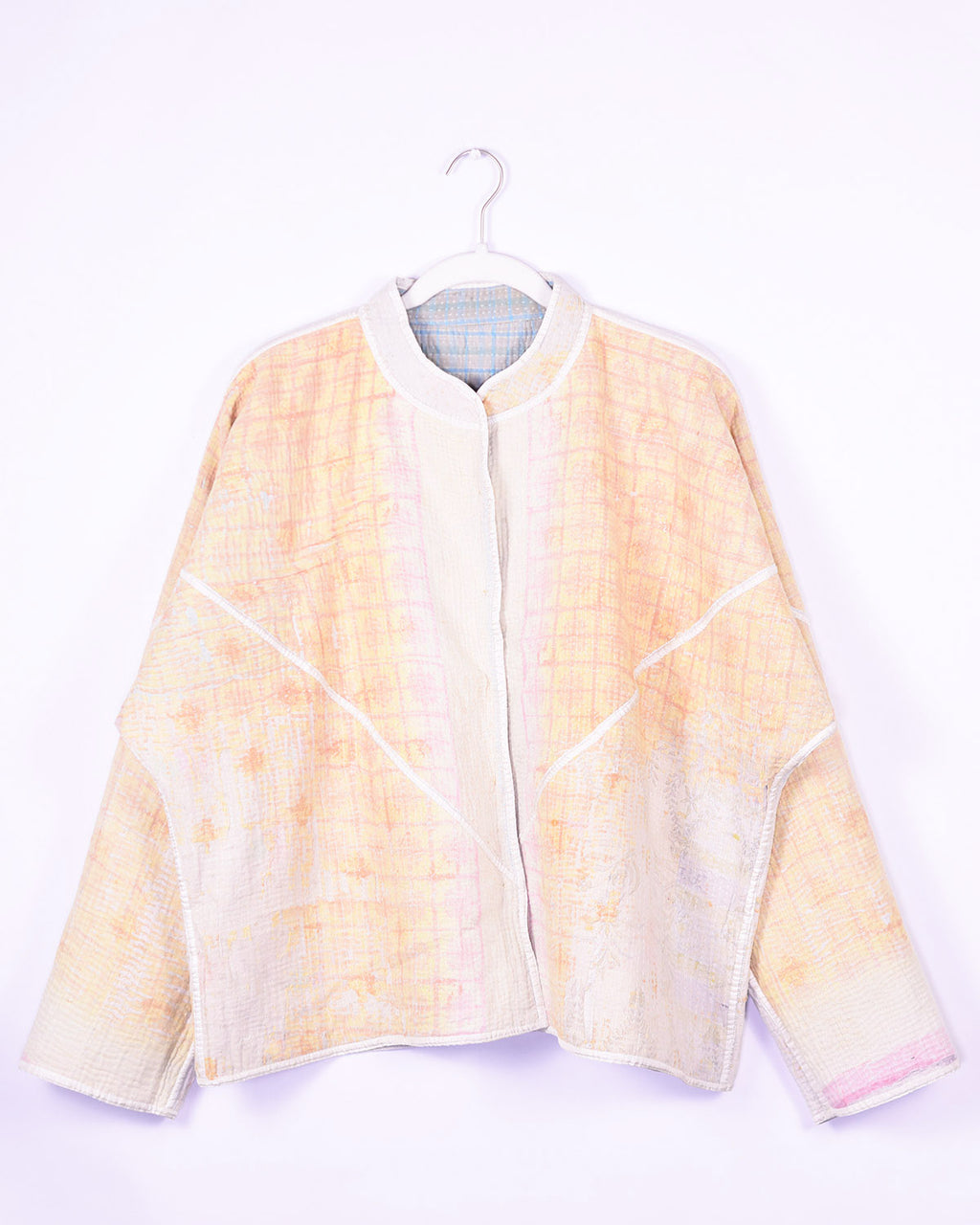 Charlie Quilted Reversible Patchwork Kantha Jacket - 15 image 2