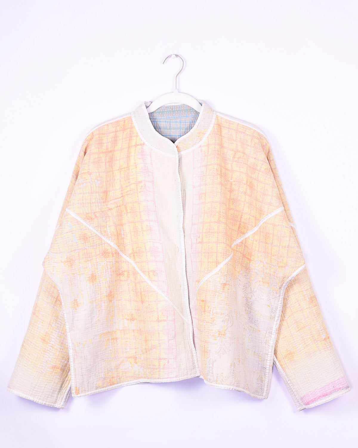 Charlie Quilted Reversible Patchwork Kantha Jacket - 15 image 2