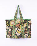 Velvet Suzani Embroidered Oversized Tote Bag - 09 image 0