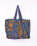 Velvet Suzani Embroidered Oversized Tote Bag - 06 image 0